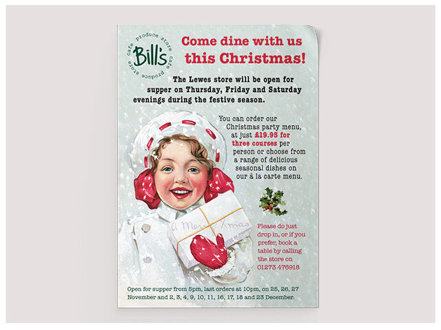 Bill’s Christmas poster